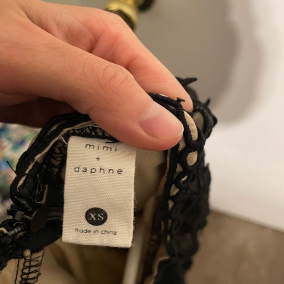 Tan n black dress - Picture 4 of 8